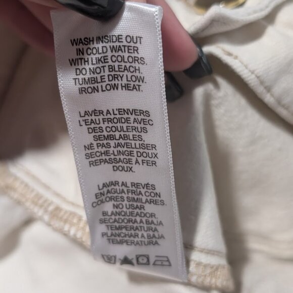 FRAME | Le Bardot Cropped Flare Leg Jeans in Ecru - Picture 8 of 11